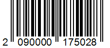 Barcode 2090000175028