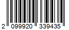 Barcode 2099920339435