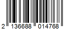 Barcode 2136688014768