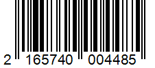 Barcode 2165740004485