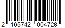 Barcode 2165742004728