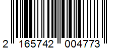 Barcode 2165742004773