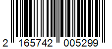 Barcode 2165742005299