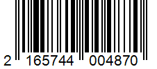 Barcode 2165744004870