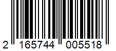 Barcode 2165744005518