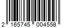 Barcode 2165745004558