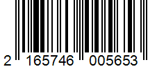 Barcode 2165746005653