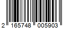 Barcode 2165748005903
