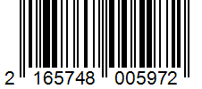 Barcode 2165748005972