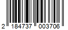 Barcode 2184737003706