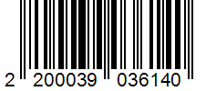 Barcode 2200039036140