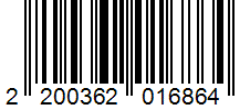Barcode 2200362016864