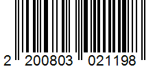 Barcode 2200803021198