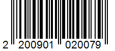 Barcode 2200901020079