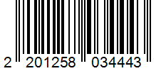 Barcode 2201258034443