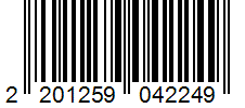Barcode 2201259042249