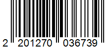 Barcode 2201270036739