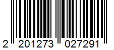 Barcode 2201273027291