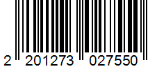 Barcode 2201273027550