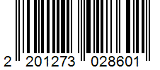 Barcode 2201273028601