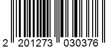 Barcode 2201273030376