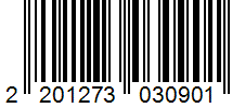 Barcode 2201273030901