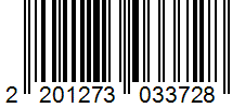 Barcode 2201273033728