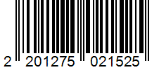 Barcode 2201275021525