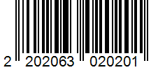 Barcode 2202063020201