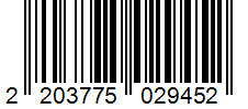 Barcode 2203775029452