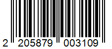 Barcode 2205879003109