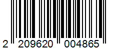 Barcode 2209620004865