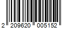 Barcode 2209620005152