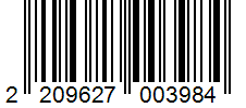 Barcode 2209627003984