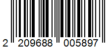 Barcode 2209688005897