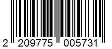 Barcode 2209775005731