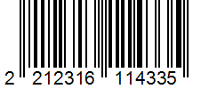 Barcode 2212316114335