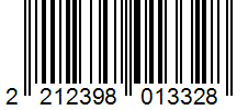Barcode 2212398013328