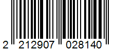 Barcode 2212907028140