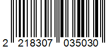 Barcode 2218307035030