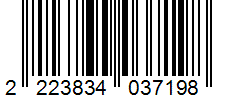 Barcode 2223834037198
