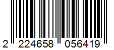 Barcode 2224658056419