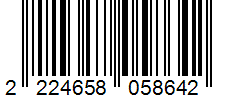 Barcode 2224658058642