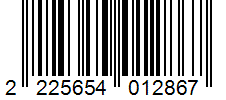 Barcode 2225654012867