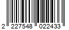 Barcode 2227548022433