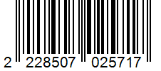 Barcode 2228507025717