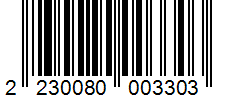 Barcode 2230080003303
