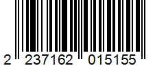 Barcode 2237162015155