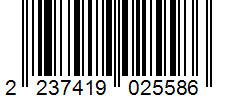 Barcode 2237419025586