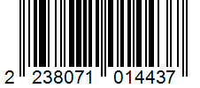 Barcode 2238071014437
